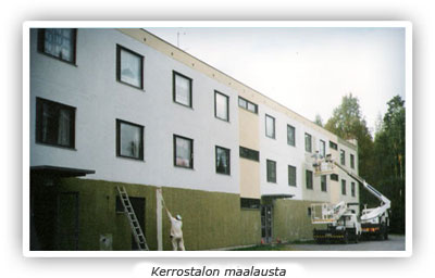 Kerrostalon maalaus